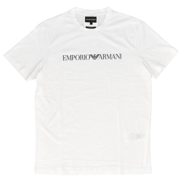 EMPORIO ARMANI(エンポリオ・アルマーニ) メンズ Tシャツ・カットソー ホワイト 8N...