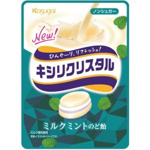 【9個入リ】 春日井 キシリクリスタルミルクミントノド飴 33gの商品画像