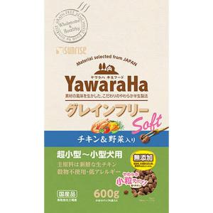 マルカン ヤワラハ グレインフリー ソフト チキン＆野菜入り600g×10袋｜hikaritv