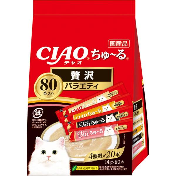 CIAO チュール 贅沢バラエティ 14g×80本×6