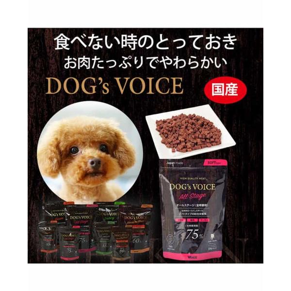 ドッグヴォイス シニア(8歳カラノ老犬用) 65 ローストチキン＆サーモン＆鹿肉 400g×6
