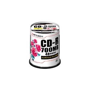 Verbatim CD-R 700MB 4~48倍速 100枚スピンドル印刷可 SR80PP100
