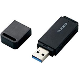 エレコム メモリリーダライタ/USB3.0/直挿/SD系/ブラック MR3-D011BK