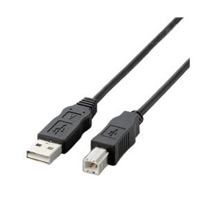 エレコム EU RoHS準拠USBケーブル ABタイプ/1.0m(ブラック) USB2-ECO10