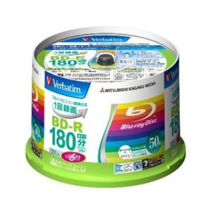 Verbatim BD-R 130分 1-6x スピンドル50P ホワイト VBR130RP50V1
