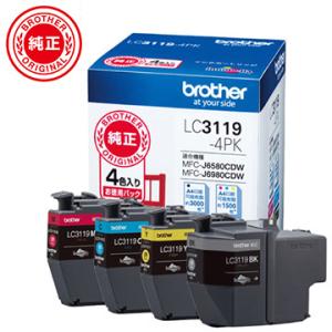 ブラザー工業 ブラザー(brother) LC3119-4PK 純正 お徳用4色パック 大