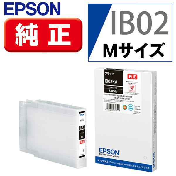 EPSON ビジネスIJ用 インクカートリッジ(ブラック)/約5800P IB02KA