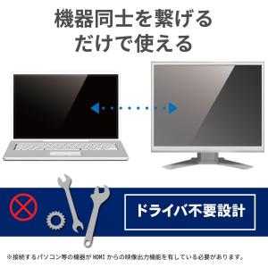エレコム 変換ケーブル/HDMI-VGA/1m...の詳細画像3