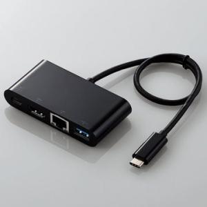 エレコム Type-Cドッキングステーション/USB PD/30cm/ブラック DST-C09BK｜hikaritv