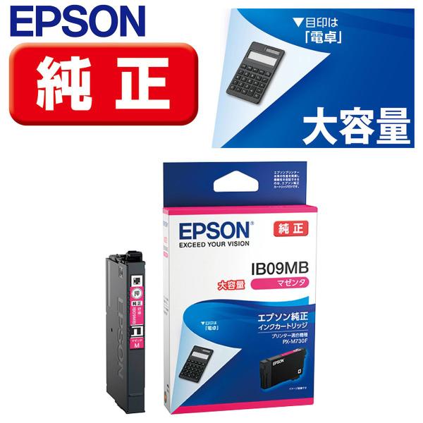 エプソン ビジネスIJ用 インクカートリッジ(マゼンタ)/大容量 IB09MB