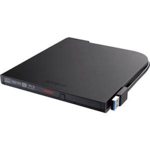 バッファロー USB3.2 ポータブルBDドライブ 書込ソフト付 ブラック BRXL-PTV6U3-...