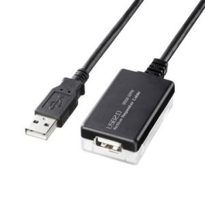SANWASUPPLY 12m延長USB2.0アクティブリピーターケーブル KB-USB-R212N