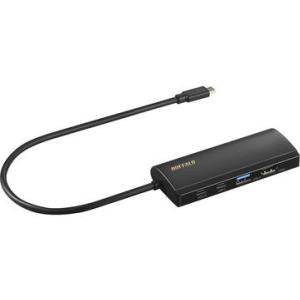 バッファロー USB Type-Cドッキングステーション PD HDMI ブラック LUD-U3-C...