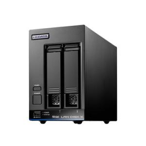 アイ・オー・データ機器 10GbE&amp;マルチギガ Linux 2ドライブNAS 8TB HDL2-XA...