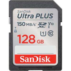サンディスク ウルトラ プラス SDXC UHS-I カード 128GB SDSDUWC-128G-JN3IN｜hikaritv