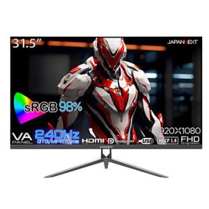 JAPANNEXT ゲーミングディスプレイ 31.5型/1920×1080/ブラック JN-V315...