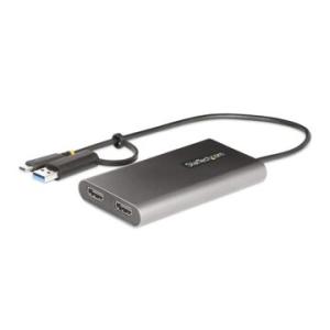 StarTech.com ディスプレイアダプター/USB-CまたはUSB3.0/デュアル 109B-...
