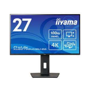iiyama 液晶ディスプレイ 27型/3840×2160/ブラック XUB2792UHSU-B6