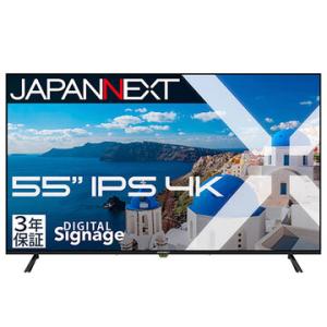 JAPANNEXT 液晶ディスプレイ 55型/3840×2160/ブラック JN-IPS55UHD-...
