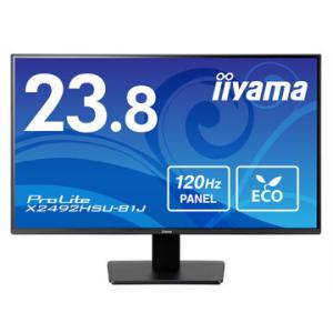 iiyama 液晶ディスプレイ 23.8型/1920×1080/ブラック X2492HSU-B1J
