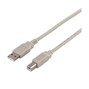 バッファロー（サプライ） USB2.0ケーブル(A to B) 1.5m アイボリー BSUAB215IV｜hikaritv