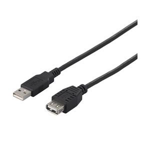 バッファロー（サプライ） USB2.0延長ケーブル(A to A) 3m ブラック BSUAA230...