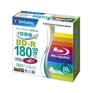 Verbatim BD-R 録画用 130分 1-6倍速 5mmケース10P VBR130RP10V...