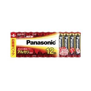 Panasonic アルカリ乾電池 単4形 12本シュリンクパック LR03XJ/12SW｜hikaritv