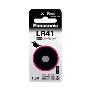 Panasonic アルカリボタン電池 LR41 LR41P