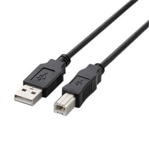 エレコム USB2.0ケーブル/A-B/ノーマル/1.5m/ブラック U2C-BN15BK
