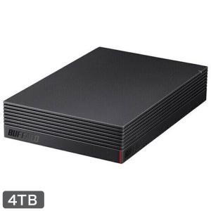 バッファロー USB接続 外付HDD PC＆TV用 4TB ブラック HD-NRCD4U3-BA｜hikaritv