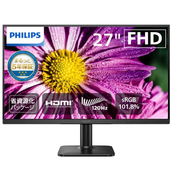 PHILIPS(ディスプレイ) 液晶ディスプレイ 27型/1920×1080/HDMI D-Sub/...