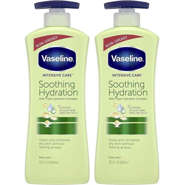 ヴァセリン アロエ スーズ ボディローション 600ml 2個セット Vaseline インテンシブ...