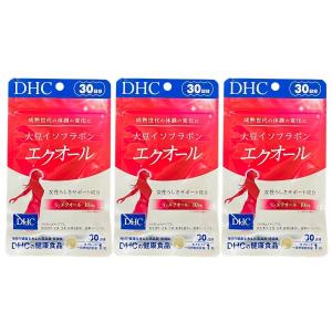 DHC エクオール 大豆イソフラボ ン エクオール 30日分×3個セッ ト 女性サプリメント 送料無料｜hikariyashop