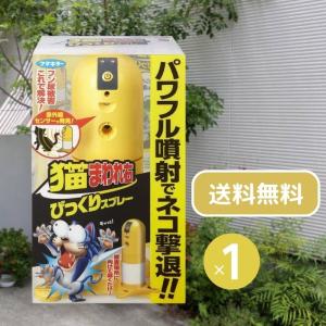 フマキラー カダン 猫まわれ右びっくりスプレーセット 1個 どこでも置ける防雨・ 防滴設計