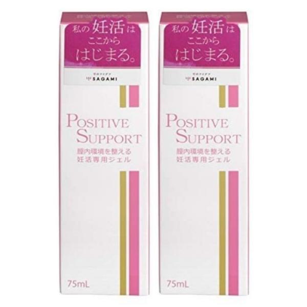 ポジティブサポート 75ml 2個 送料無料 サガミ 相模ゴム工業 POSITIVE SUPPORT...