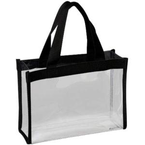 透明ビニールパッグ PB-3102PP 黒 送料無料 透明エコバッグ 痛バッグ