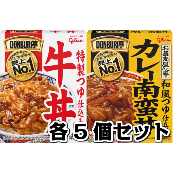 DONBURI亭 どんぶり 牛丼 カレー南蛮丼 アソート レトルト 食べ比べ 各5食 10食 セット