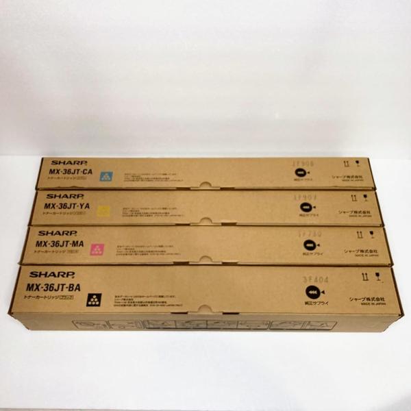 シャープ MX-36JT 4色セット 国内純正トナー MX-36JT_BA/MA/YA/CA
