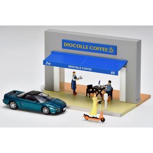 TOMICA LIMITED VINTAGE NEO 1/64 ジオコレ64 ＃カースナップ21a カフェテラス ホンダ NSX(ターコイズM)