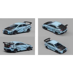 CM-MODEL 1/64 Mitsubishi ランサー エボリューションX Varis ブルー