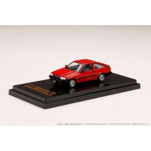 HobbyJapan 1/64 トヨタ カローラ レビン AE86 3ドア GTV レッド