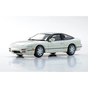 Kyosho 1/64 Nissan 180SX White No,15