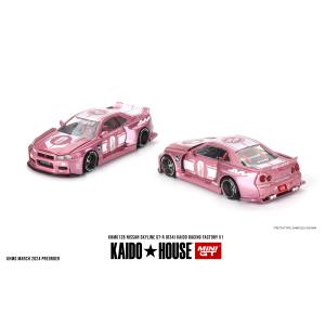 MINI GT 1/64 Nissan スカイライン GT-R R34 TAMIYA x KAIDO HOUSE
