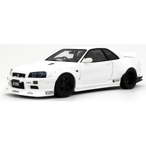 OTTO 1/18 日産 スカイライン GT-R (BNR34) by KRC 2019 (ホワイト...