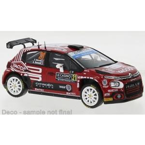 ixo 1/43 Citroen C3 Rally2 No,21 Monte Carlo 2023 ...