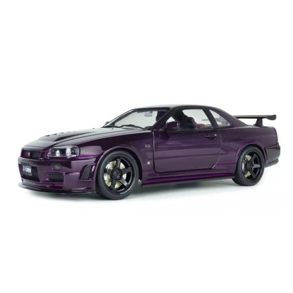 SOLIDO 1/18 日産 スカイライン GT-R (R34) Z-tune 1999 (パープル...
