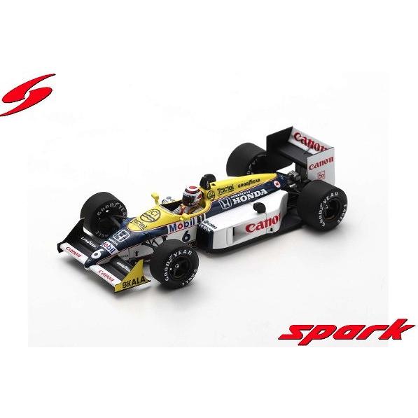 spark 1/43 WILLIAMS FW11B NO.6 WINNER HUNGARY GP 1...