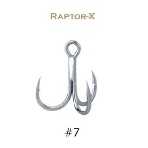 BKK ビーケーケー フック ラプターX #7 4589596141350 トレブルフック BKK HOOK Raptor-X トリプルフック フィッシング ルアー用フック｜hikoboshi-fishing