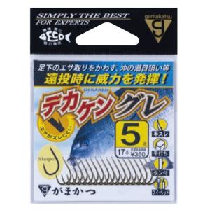 がまかつ デカケングレ グレ用 バラ ハリ 4...の詳細画像1